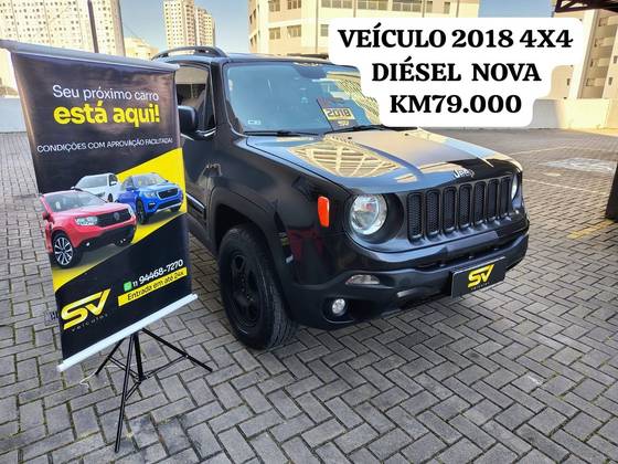 JEEP RENEGADE 2.0 16V TURBO DIESEL CUSTOM 4P 4X4 AUTOMÁTICO JEEP RENEGADE 2.0 16V TURBO DIESEL CUSTOM 4P 4X4 AUTOMÁTICO